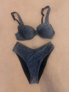 Sparkle Black Bikini Set